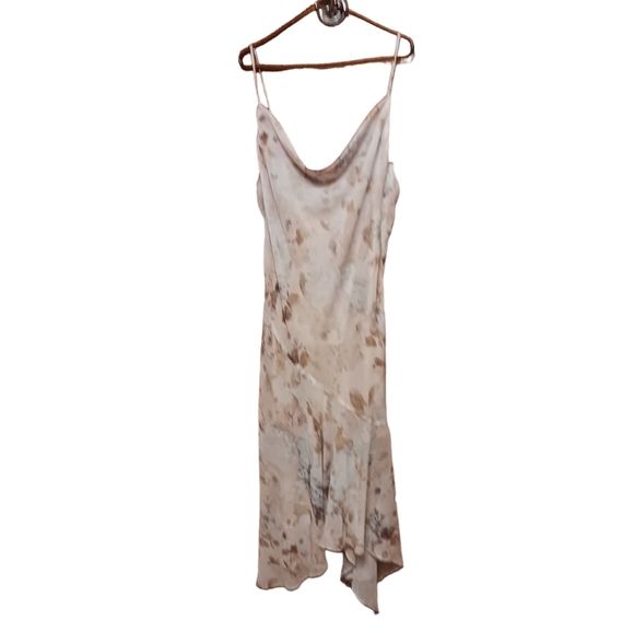 Wayf Dresses & Skirts - WAYF Floral Cowl Neck Handkerchief Slip Dress XL NWT Romantic Fairy Coquette